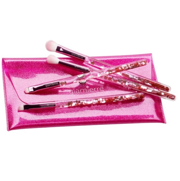 New Glamierre Pink Luxe Glitter Brush Set - Picture 3 of 3